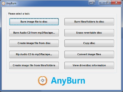 free for ios instal AnyBurn Pro 5.7