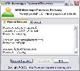 MSN Messenger Password Recovery v1.1.350.2006 ingyenes letöltése