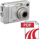 Fujifilm Finepix A500 digitális fényképezőgép kézikönyve angol nyelven, pdf formátumban. ingyenes letöltése