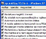 XP-AntiSpy v3.96-7 (magyar) - Windows XP jelentések letiltása, engedélyezése ingyenes letöltése