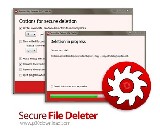 Secure File Deleter 5.11 - végleges törlés ingyenes letöltése